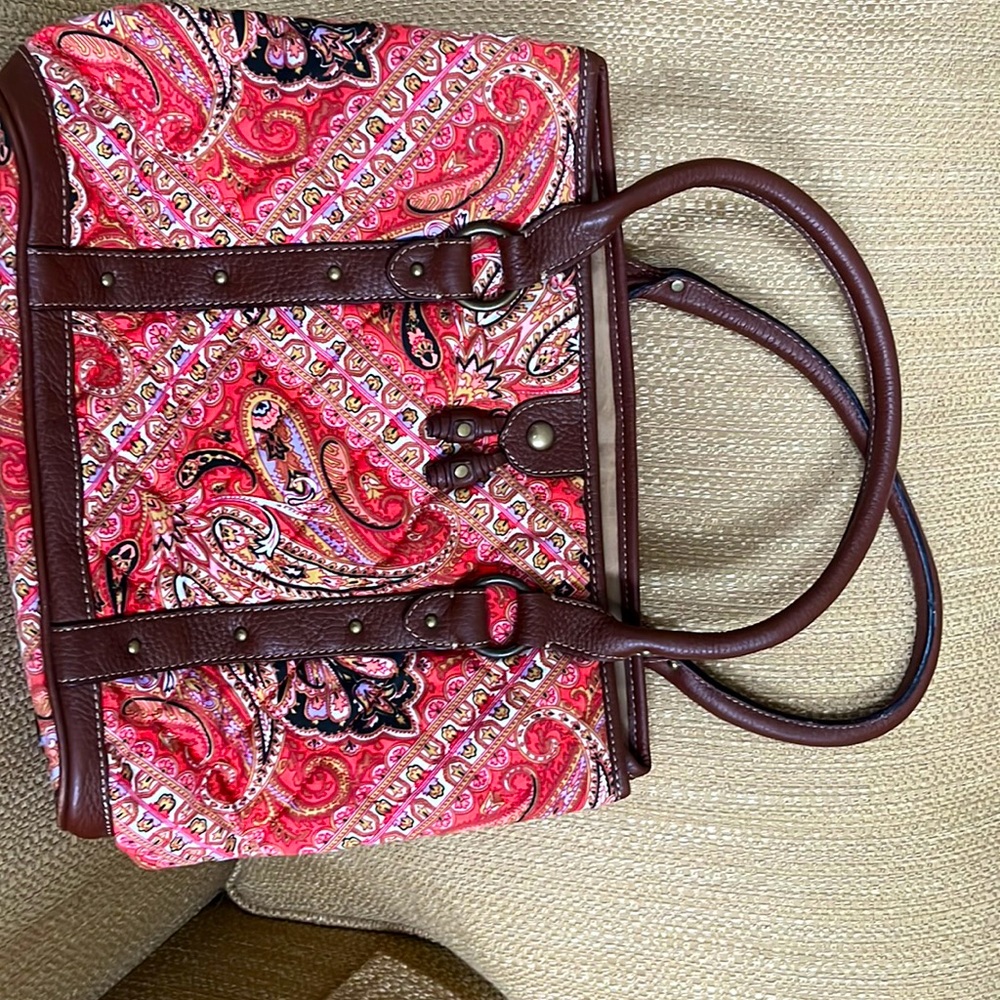 J Crew quilted lined bag